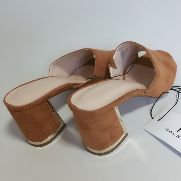 NEW! Halston Mules Cognac - Picture 3 of 7